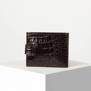 Портмоне мужское, отдел на кнопке, цвет коричневый Портмоне мужское, отдел на кнопке, цвет коричневый