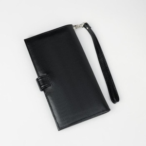 Портмоне мужское, отдел на кнопке, отдел для монет, цвет чёрный Портмоне мужское, отдел на кнопке, отдел для монет, цвет чёрный