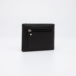 Портмоне мужское, отдел на магните, с зажимом, цвет чёрный Портмоне мужское, отдел на магните, с зажимом, цвет чёрный