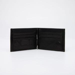 Портмоне мужское, отдел на магните, с зажимом, цвет чёрный Портмоне мужское, отдел на магните, с зажимом, цвет чёрный