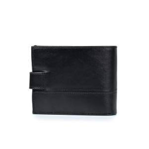 Портмоне н/к на кнопке, отдел для купюр, карт, монет, цвет черный 13х10х2см Портмоне н/к на кнопке, отдел для купюр, карт, монет, цвет черный 13х10х2см