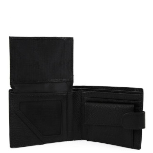 Портмоне на кнопке 36503D FABRETTI н/к, цвет черный Портмоне на кнопке 36503D FABRETTI н/к, цвет черный