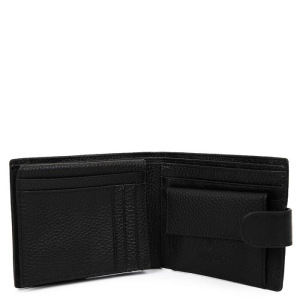 Портмоне на кнопке 36503D FABRETTI н/к, цвет черный Портмоне на кнопке 36503D FABRETTI н/к, цвет черный