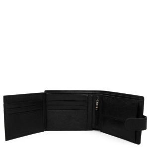 Портмоне на кнопке 37022E FABRETTI н/к, цвет черный Портмоне на кнопке 37022E FABRETTI н/к, цвет черный