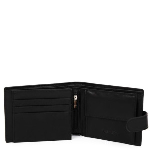 Портмоне на кнопке 37022N FABRETTI н/к, цвет черный Портмоне на кнопке 37022N FABRETTI н/к, цвет черный
