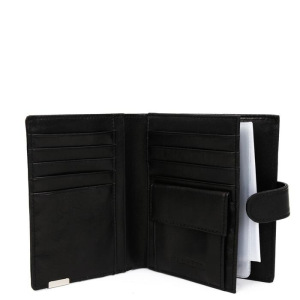 Портмоне на кнопке 53001N FABRETTI н/к, цвет черный Портмоне на кнопке 53001N FABRETTI н/к, цвет черный