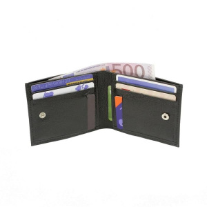 Портмоне, отдел на кнопке, цвет чёрный Портмоне, отдел на кнопке, цвет чёрный