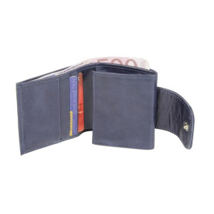 Портмоне, отдел на кнопке, цвет синий Портмоне, отдел на кнопке, цвет синий