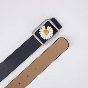 Ремень, ширина 3,5 см, пряжка гвоздик, цвет синий Ремень, ширина 3,5 см, пряжка гвоздик, цвет синий