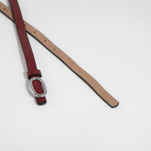 Ремень женский, ширина 1,4 см, гвоздик, цвет бордовый Ремень женский, ширина 1,4 см, гвоздик, цвет бордовый