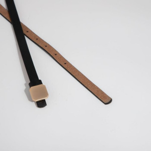 Ремень женский, ширина 1,4 см, гвоздик, цвет чёрный Ремень женский, ширина 1,4 см, гвоздик, цвет чёрный