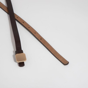 Ремень женский, ширина 1,4 см, гвоздик, цвет коричневый Ремень женский, ширина 1,4 см, гвоздик, цвет коричневый