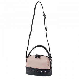 Сумка кросс-боди, отдел на молнии, цвет черный/розовый 25х10х20см Сумка кросс-боди, отдел на молнии, цвет черный/розовый 25х10х20см