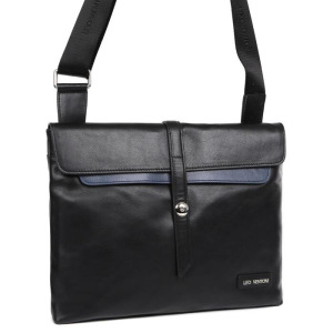 Сумка Leo Ventoni 03002450-nero/blue, черный/синий/бежевый Сумка Leo Ventoni 03002450-nero/blue, черный/синий/бежевый