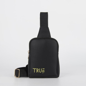 Сумка молодёжная через плечо True, цвет чёрный Сумка молодёжная через плечо True, цвет чёрный
