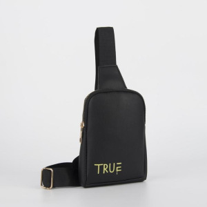 Сумка молодёжная через плечо True, цвет чёрный Сумка молодёжная через плечо True, цвет чёрный