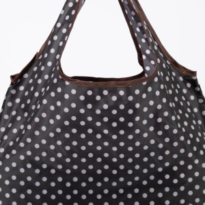 Сумка складная, отдел без молнии, с карабином, цвет чёрный Сумка складная, отдел без молнии, с карабином, цвет чёрный