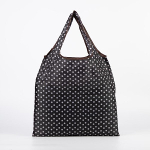 Сумка складная, отдел без молнии, с карабином, цвет чёрный Сумка складная, отдел без молнии, с карабином, цвет чёрный