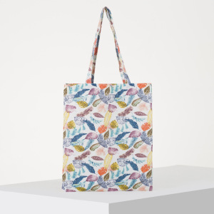 Сумка текстильная, отдел без молнии, без подклада, цвет белый Сумка текстильная, отдел без молнии, без подклада, цвет белый