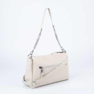 Сумка жен 1139, 28*10*18,отд на молнии, н/карман, нат кожа, бежевый Сумка жен 1139, 28*10*18,отд на молнии, н/карман, нат кожа, бежевый