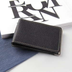 Зажим для купюр на магните, отдел для монет, цвет чёрный Зажим для купюр на магните, отдел для монет, цвет чёрный