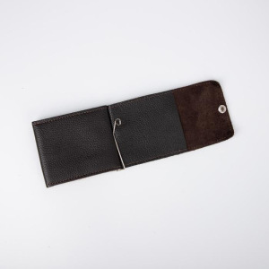 Зажим для купюр, отдел для монет, карт, флотер, цвет коричневый Зажим для купюр, отдел для монет, карт, флотер, цвет коричневый