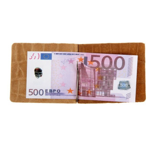 Зажим для купюр Z-5-3, отдел для монет, цвет коричневый Зажим для купюр Z-5-3, отдел для монет, цвет коричневый