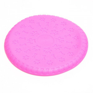 Фрисби &quot;Косточки и лапки&quot;, 18,6 см, термопластичная резина, розовый
