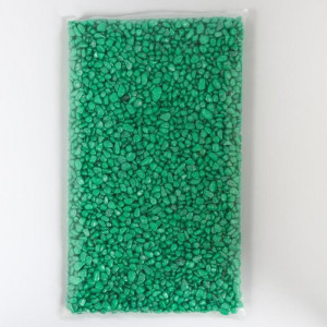 Грунт гравий зеленый (KW) 2 кг., 4-7мм., неоновый, светящийся