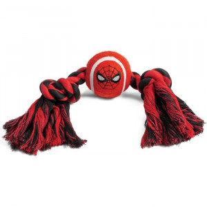 Игрушка для собак Triol Marvel &quot;Человек-паук. Верёвка и мяч&quot;, 7х 31 см