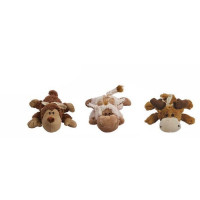 Игрушка Kong "Кози Натура" для собак (обезьянка, барашек, лось) плюш, маленькие, 13 см