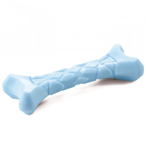 Игрушка Triol PUPPY для щенков из термопластичной резины &quot;Косточка&quot;, 10.5 см, голубая