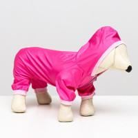 Комбинезон для собак, XL (ДС 32-34 см, ОШ 32 см, ОГ 46-48 см), розовый