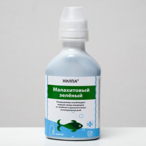 Кондиционер &quot;Малахитовый зеленый&quot;, освобождает водную среду аквариума от грибков, 230 мл