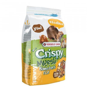 Корм VERSELE-LAGA Crispy Muesli Hamsters &amp; Co для хомяков и др. грызунов, 1 кг