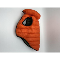 Куртка для собак двухсторонняя с воротником , XS22 (ДС 22, ОШ 19, ОГ 34), оранжевая/зелёная
