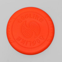 Летающая тарелка-фрисби "ДогЛайк", 25,5х2,4 см, оранжевая