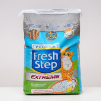 Наполнитель Fresh Step наполнитель тройной контроль запахов для кошек, 30 литров (15,8 кг)