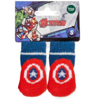 Носки для собак Triol Marvel "Капитан Америка", размер S (6,5 х 2,5 х 0,1 см)