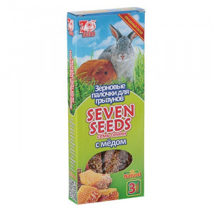 Палочки &quot;Seven Seeds&quot; для грызунов, медовые, 3 шт, 90 г