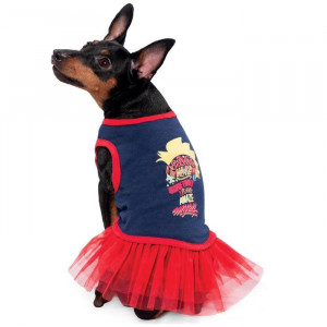 Платье для собак Triol Marvel &quot;Капитан Марвел&quot;, размер L (ДС 35 см)