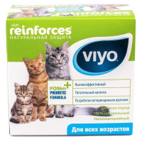 Пребиотический напиток VIYO Reinforces All Ages CAT для кошек всех возрастов, 7х30 мл