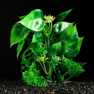 Растение искусственное аквариумное, 10 см