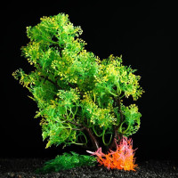 Растение искусственное аквариумное, 25 см, зелёное