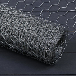 Сетка оцинкованная, плетёная, 1,5 × 10 м, ячейка 25 × 25 мм, d = 1 мм, металл