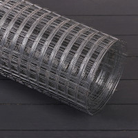 Сетка оцинкованная, сварная, 1 × 10 м, ячейка 25 × 50 мм, d = 1,2 мм, металл