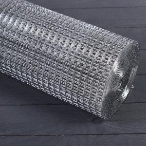 Сетка оцинкованная, сварная, 1,5 × 10 м, ячейка 12,5 × 12,5 мм, d = 1 мм, металл