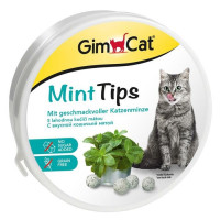 Витаминное лакомство Gim Cat для кошек, МинтТипс, 200 г