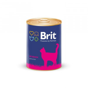 Влажный корм Brit Premium для котят, ягненок, 340 г