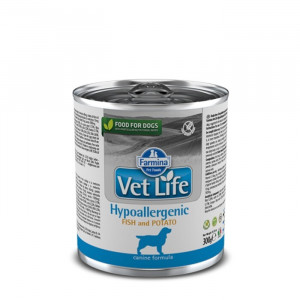 Влажный корм Farmina Vet Life Dog гипоаллергенный с рыбой и картофелем, 300 г